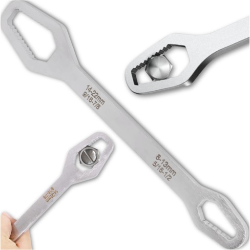 Univerzálny dvojhlavý vidlicový kľúč, palcový 8-22 mm torx