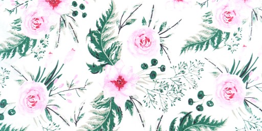 Obliečka na vankúš 50x60 cm ružová záhrada