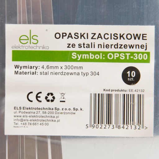 GUĽOVÝ ZÁMEK OCELOVÁ SVORKA 4,6x300 10 ks.