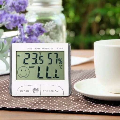 METEOROLOGICKÁ STANICA POČASIE TEPLOMER HYGROMETER VONKAJŠIA/VNÚTORNÁ BEZDRÔTOVÁ SONDA