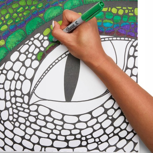 SHARPIE Marker pre elektrikárov na káble, FIALOVÝ, vodeodolný, stály