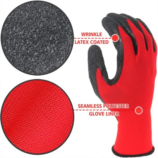 Rukavice Pracovné RUKAVICE veľkosť 9 LATEX bal. 10 PÁROV