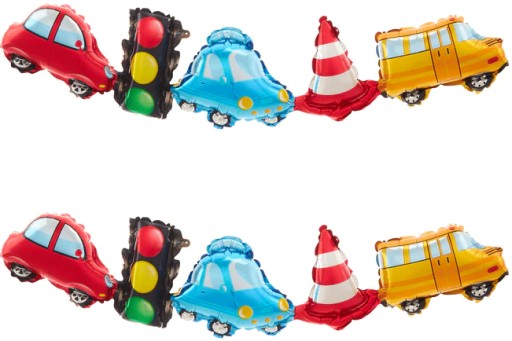 Balónová girlanda Cars 206x34cm Cars Bus