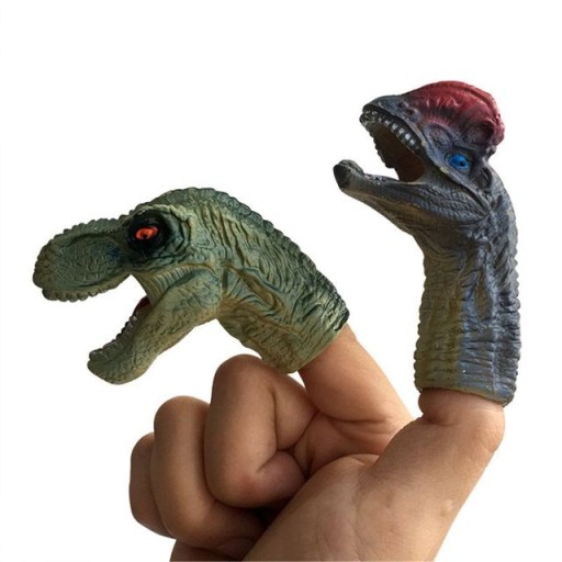 SET 5 prstových bábok HRAČKA DINOSAURS