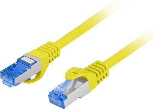 RJ45 LAN Ethernet kábel kat.6A SFTP LSZH 1m žltý