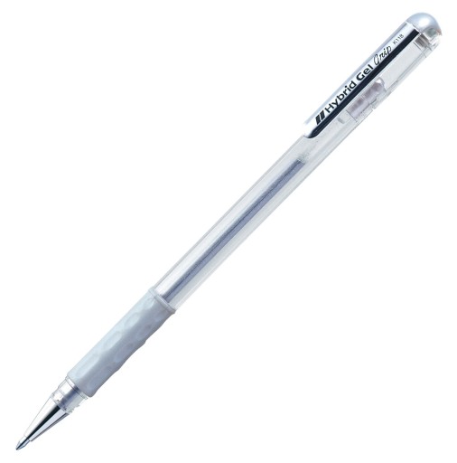 Hybridné gélové pero - Pentel - strieborné