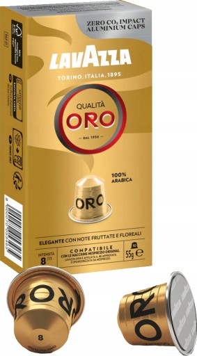 NESPRESSO LAVAZZA Qualita Oro 100% Arb kapsuly 10