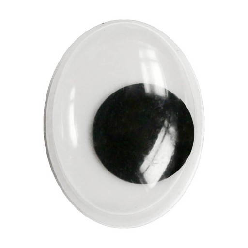 Pohyblivé očká samolepiace 6x8mm 50 ks