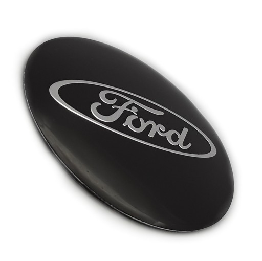 ZNAK LOGO NÁLEPKA FORD 60 mm ČIERNA