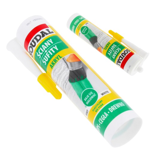 Akrylátový tmel ACRYLIC biely 280 ml Stavebný univerzálny tmel