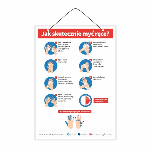 Laminátová doska A5 AKO SI EFEKTÍVNE UMÝVAŤ RUKY