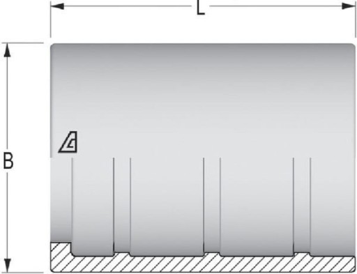 Objímka Ø27x29,7mm DN10 pozinkovaná Alfagomma SFATX210 Al