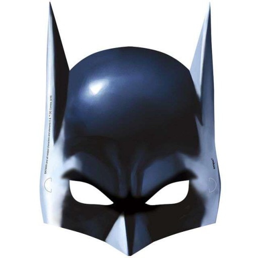 BATMAN papierová MASK bat 8ks