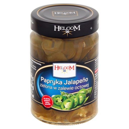 Zelené papriky Helcom Jalapeno v octovej marináde