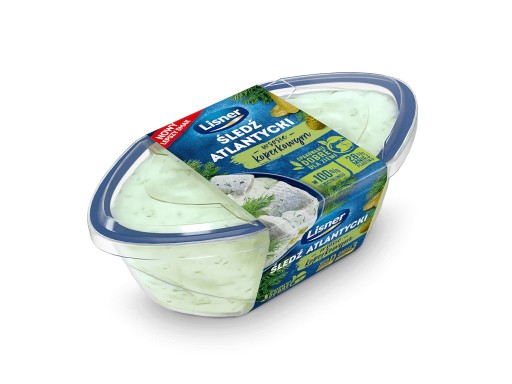 Atlantický sleď v kôprovej omáčke 280g - Lisner