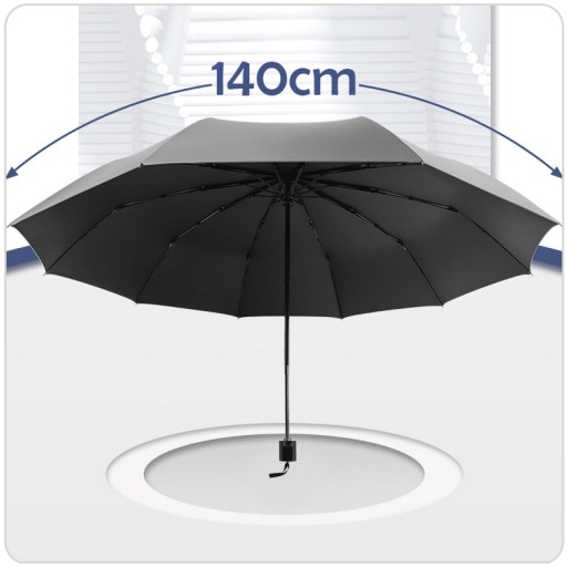 GIGA VEĽKÝ DÁŽDNIK XXL SKLADACÍ DÁŽDNIK UNISEX 130CM + OBAL