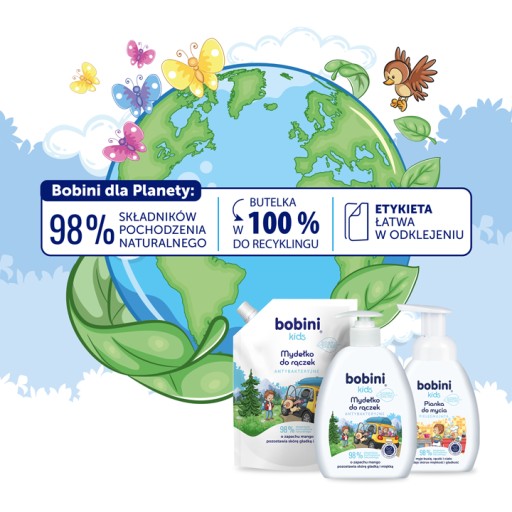 Bobini detské mangové mydlo na umývanie rúk 300 ml