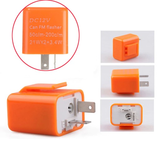 Elektronický nastaviteľný LED prerušovač 2-PINS 12v