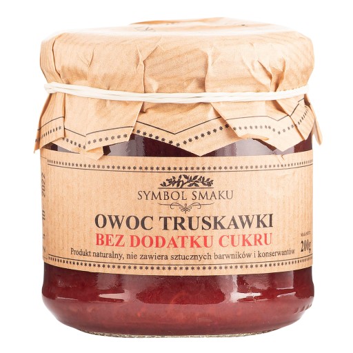 OVOCNÝ DŽEM JAHODOVÝ BEZ PRIDANÉHO CUKRU, PRÍRODNÝ