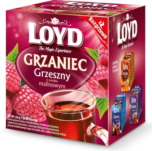 LOYD GRZANIC Hriešny s príchuťou malina 10x3g