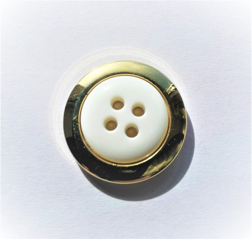 Gombík Gombíky Gombíky 23mm zlatá perleťová zlatá bunda