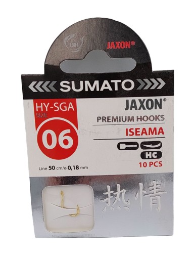 HÁČIKY S NÁSTAVCAMI SUMATO jaxon ISEAMA 6 ZLAT