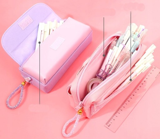 Cat Pencil Case školská kľúčenka mačka kozmetička