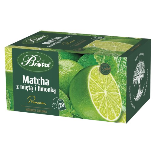 MATCHA S MÄŤOU A LIMETOU EXPRES ZELENÝ ČAJ BIFIX 20 VRECOV 40G
