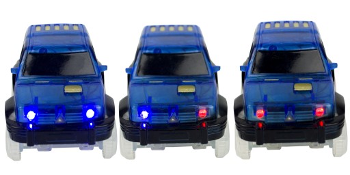 LT157 PRÍDAVNÉ MODRÉ LED AUTO NA TRAŤ LT20 MAGIC TRACK