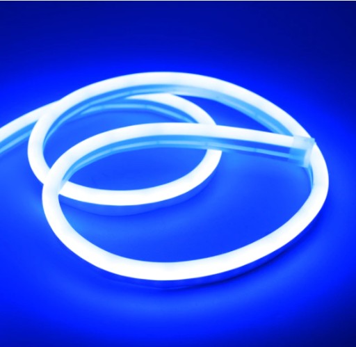LED pásik 230V 8W IP68 NEON BLUE 1 meter