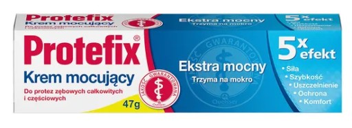 Fixačný krém Protefix, 47 g