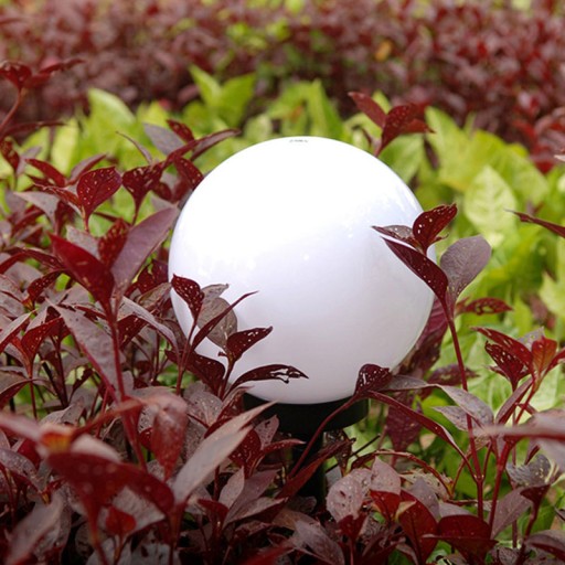 solárne svietidlo MILKY BALL svietidlo 15cm 4 LED P-015