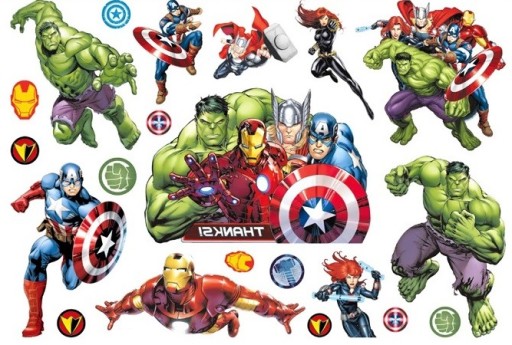 UMÝVAJÚCE TETOVANIE PRE DETI AVENGERS CG193