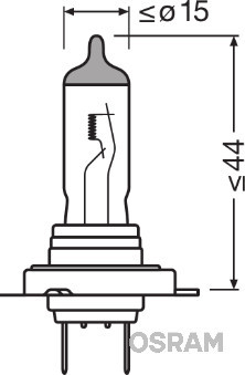 Osram H7 Klasická autožiarovka 12V 55W