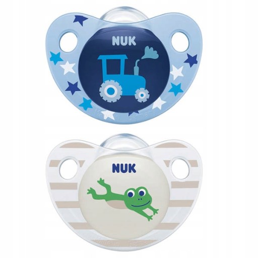 Nuk silikónový cumlík 0-6m TRENDLINE ADORE žabka 2 ks