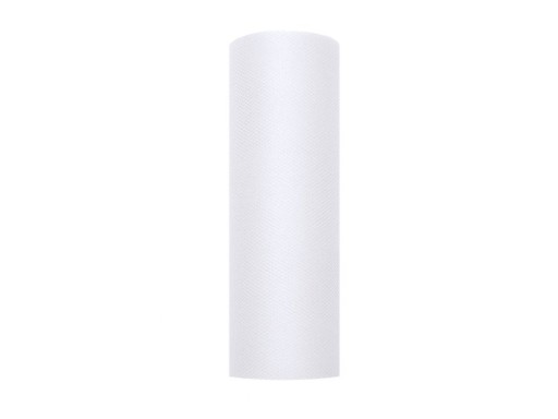 HLADKÝ TYL NA CIEVKU 15cm x 9m BIELA SVADOBNÉ SVADOBNÉ SPOJENIE IHS