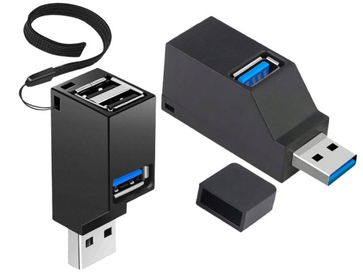 USB PORT ROZDELOVACÍ ADAPTÉR RÝCHLY HUB USB 3.0 1x USB 3.0 A 2x USB 2.0