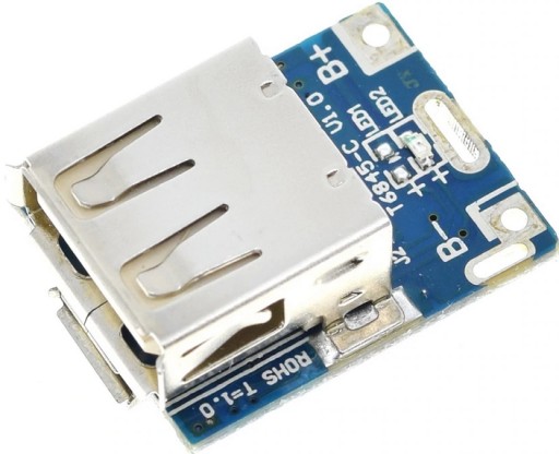 Nabíjačka step-up konvertor microUSB USB 1A 5V