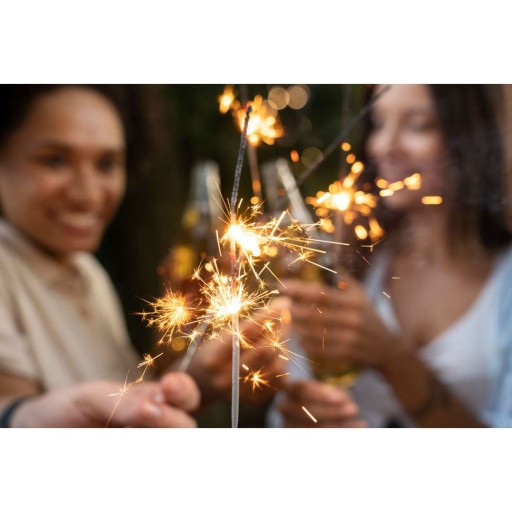 STUDENÉ prskavky OHŇOSTROJ narodeninová NEW YEAR párty x7