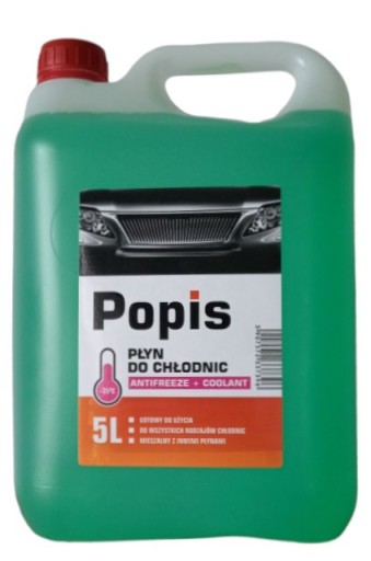 Chladiaca kvapalina Popis 5l Zelená -35 C