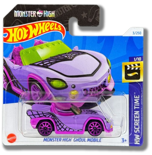 Auto Hot Wheels HRY45 Monster High Ghoul Mobile HW Screen Time 2024
