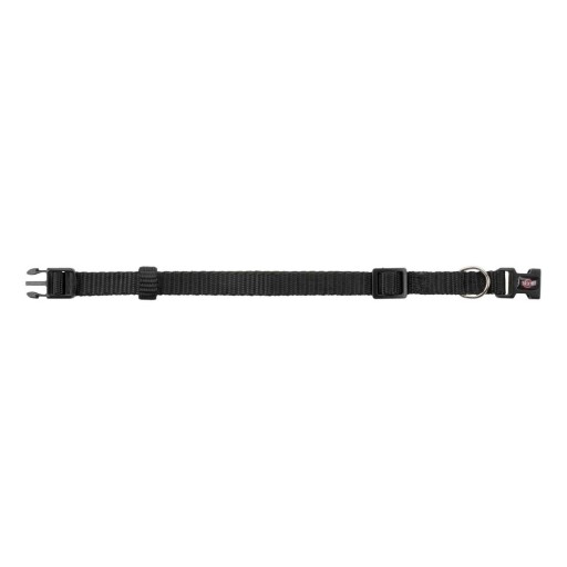 Prémiový golier, XXS–XS: 15–25 cm/10 mm, čierny