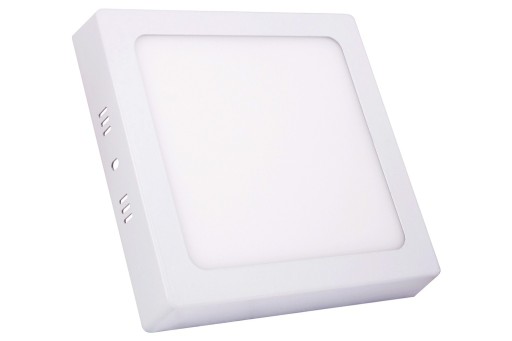 Štvorcový prisadený LED stropný panel, 18W, NEUTRÁL