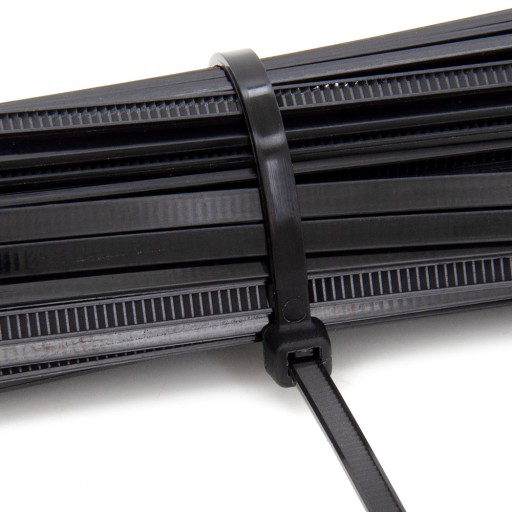 DLHÉ KABELOVÉ VIAZAČKY KABELOVÉ VIAZAČKY 4,7X430mm UV ČIERNA 100 ks.