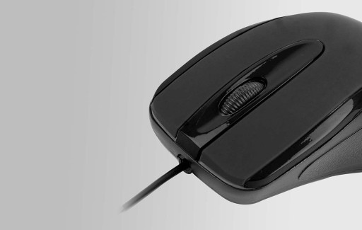 OPTICKÁ MYŠ KÁBLOVÁ USB POČÍTAČOVÁ MYŠ UNIVERZÁLNA KANCELÁRSKA HAVIT