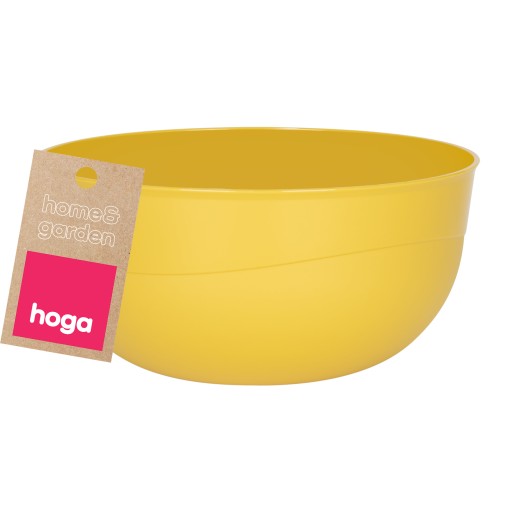 PLASTOVÁ KUCHYŇSKÁ MISKA NA JEDLO, NEROBNÁ, 0,7L, 14CM, MUSTAR