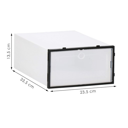 BOX ORGANIZÁTOR NÁDAJOV NA OBUV S KLAPOU NA ŠATNÍK 33,5x23,5x13,5cm