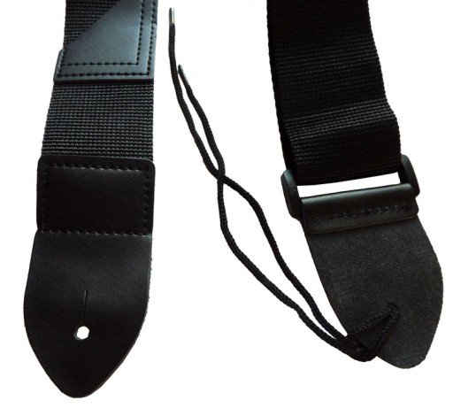 Čierny gitarový popruh ALICE A040-LB