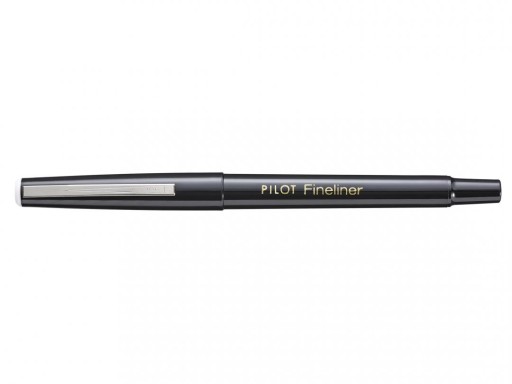 Fixka na vlákno Fineline Pilot - čierna, 0,4 mm