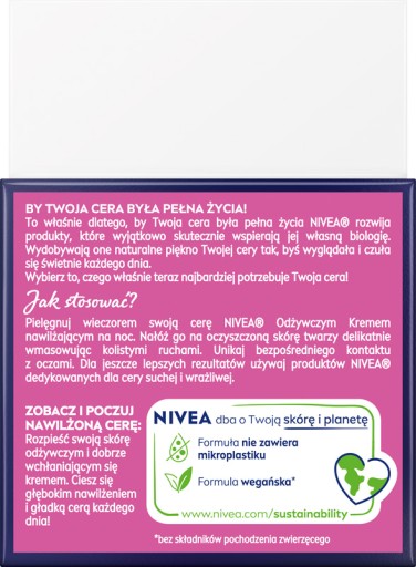 NIVEA hydratačný nočný krém na tvár 50ml
